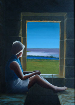 Aigue Morte, oil on canvas